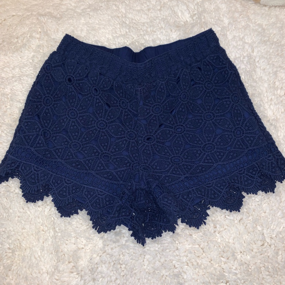 💙Blue crochet shorts💙